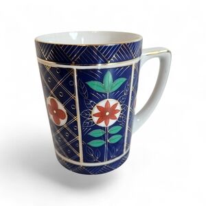 Vintage Neiman Marcus Imari Mug Japan 1970s Gold Trim Collectible